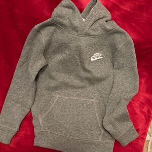 Nike Kids Charcoal Gray Hoodie